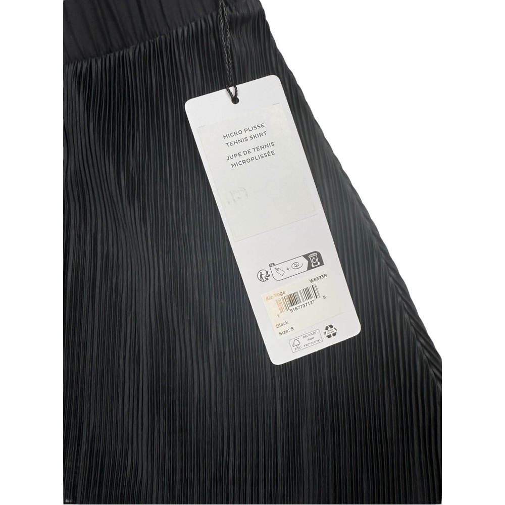 NWT ✨ Alo Yoga Micro Plisse Tennis Skirt Black Size X-Small - Picture 10 of 14